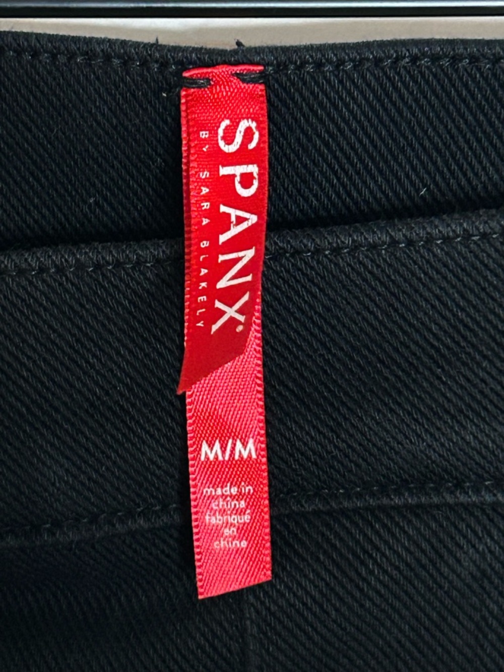 SPANX Jean-ish Ankle Leggings Black Medium - Picture 8 of 10